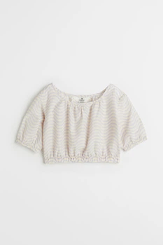 Топ H&M 1073362 152см бузковий принт