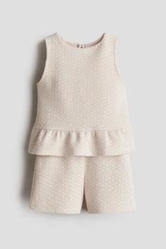 Топ H&M 1281112 122-128см рожеве срібло