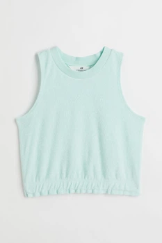 Топ H&M 1041699 146-152см бірюзовий