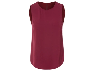 Блузка з коротким рукавом для жінки Esmara LYCRA® 462862 34(XS) бордовий