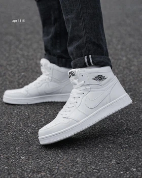 Кросівки чоловічі NK Jordan Retro 1 Hight 43 (27 см) White (арт 1315)