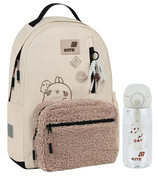 Рюкзак шкільний + пляшечка Kite Education teens Molang ML26-949M