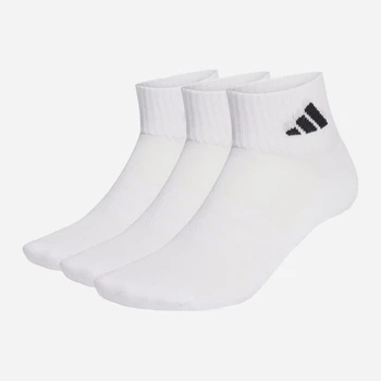 Набор женских носков коротких хлопковых Adidas JZ0523 37-39 3 пары Белый (4068821187528)