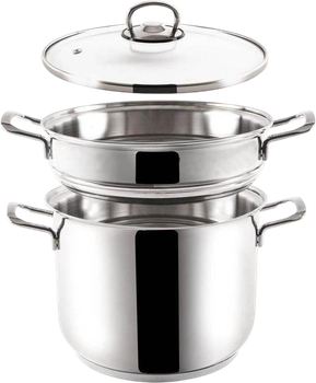 Garnek do gotowania na parze Orion Anett stalowy 5 l (8680465059946)