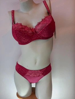 Комплект жіночої білизни Kris line Nancy 70F бордовий