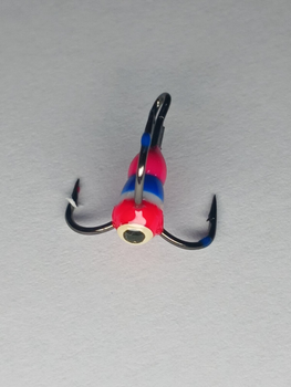 Крючок Тройник MUSTAD № 10 3D глазок с эпоксидом для балансиров 109P с фосфором,TRMS-10-E-109P