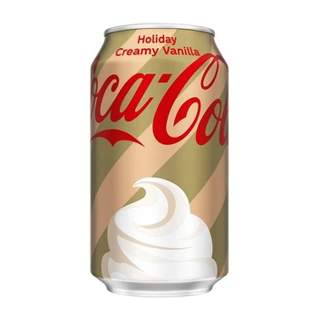 Газированная вода Coca-Cola Holiday Creamy Vanilla Soda Ванильная 355мл