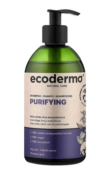 Шампунь Ecoderma для глубокого очищения жирных волос с экстрактом крапивы и лайма Oily Hair 500 мл
