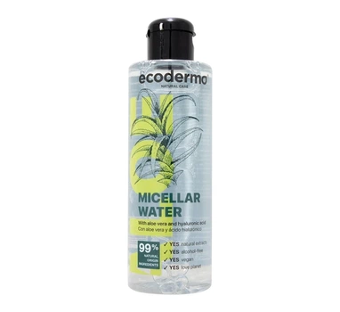 Мицеллярная вода Ecoderma с алоэ вера и гиалуроновой кислотой Aloe & Hyaluronic 200 мл