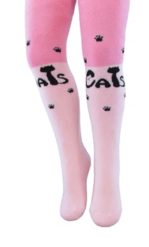 Колготки детские демисезонные Олми 1011д 80-86см (12р.) 229 розовый Cats