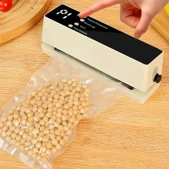 Аккумуляторный вакууматор USB 60 кПа беспроводной упаковщик для хранения еды 20 предметов в наборе