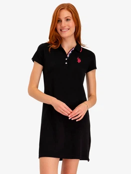 Платье-футболка короткое летнее женское U.S. Polo Assn 214980-ZH00A(ANTHRACITE) XS Антрацит (786665552572)