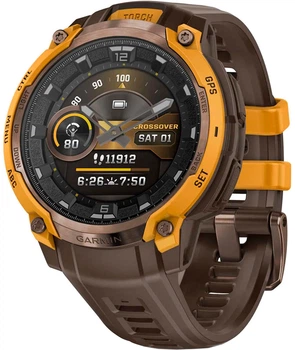 Смарт-часы Garmin Instinct Crossover AMOLED Bronze/Sunburst (010-03398-01)