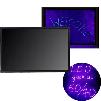 Флуоресцентна Лід дошка 50x70 Shiny FLUORECENT BOARD з фломастером і серветкою
