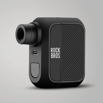 Насос акумуляторний для велосипеда Rockbros AS110 легкий компактний компресор на 100 PSI швидке заряджання USB Type-C