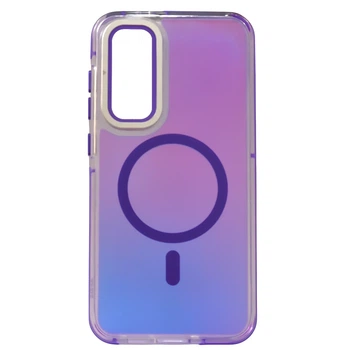 Чехол Omeve Chameleon Stand для Samsung Galaxy S25 FE с поддержкой MagSafe purple