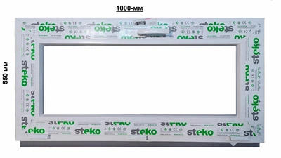 Bікно-Steko 1000 х 550 мм 2/скла/аргон