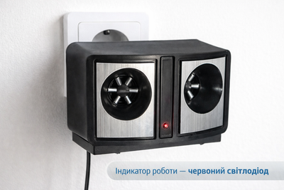 Ультразвуковой электронный отпугиватель грызунов мышей и крыс для дома квартиры склада офиса гаража подвала магазина устройство против грызунов вредителей безопасный для людей и животных экономичный в использовании