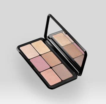 Палітра для контурингу обличчя Kiko Milano Irresistible total look face powder palette (01 Light-Medium)