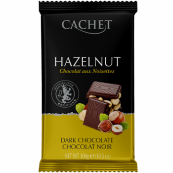 Cachet Шоколад чорний Hazelnut (54% cacao) 21649 - 300 g