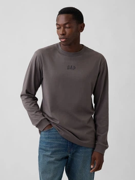 Лонгслив мужской GAP 914077780 L Серый (1159853018)