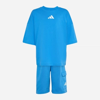 Дитячий комплект (футболка + шорти) для хлопчика Adidas KE2663 134-140 см Wonder Sage (4068819873112)