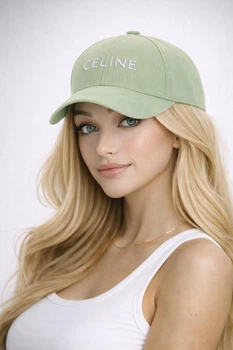 Молодежная кепка с вышивкой CLN One-size 54-57см Фисташковый