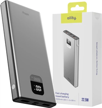 УМБ Allity GSM187742 10000 mAh 22.5W Gray (GSM187742)
