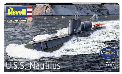 Model do sklejania Revell REV-05184 USS Nautilus Skala 1:305 30 elementów (4009803051840)