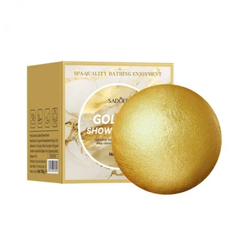 Бомбочка для ванни із золотою сіллю SADOER Golden Shower Bomb, 100 г