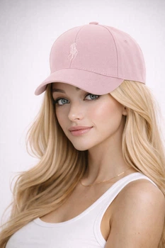Молодежная кепка Поло (Polo) One-size 54-57см Пудровый