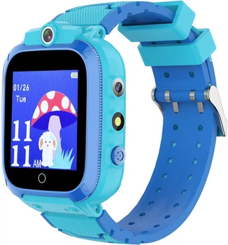 Смарт-часы детские Kids Smart Watch голубые с камерой - Уцінка