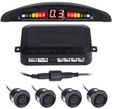 Парктроник Pulso LP-10140 LED, 4 датчика D=22 мм, коннектор Black