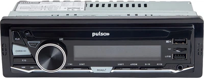 Автомагнитола Pulso 110411:RGB, USB, FM, RCA, LCD-дисплей, 4х50 Вт, управление по Bluetooth