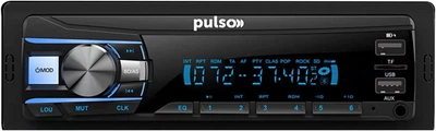 Автомагнитола Pulso 110611:RGB, USB, FM, RCA, LCD-дисплей, 4х50 Вт, управление по Bluetooth