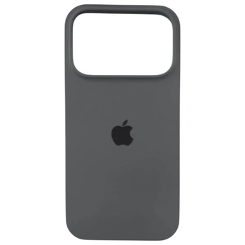 Силіконовий чохол для iPhone 17 Pro Max Dark Grey FULL 73213