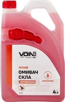 Омивач скла літній Voin Амстердам антикомаха 4 л (VOIN S1 BC)