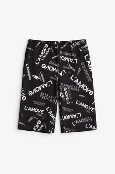Шорти H&M 1156947 122-128см чорний принт