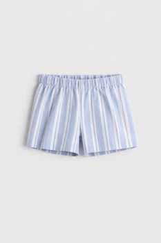 Шорти H&M 1282753 122см білий сині смужки