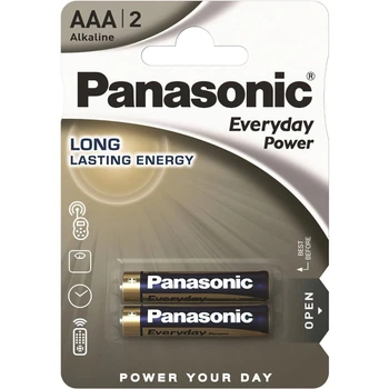 Батарейка Panasonic EVERYDAY POWER лужна AAA 1,5В 2 шт (LR03REE/2BR)