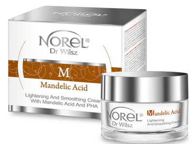 NOREL Mandelic Acid — Освітлюючий та розгладжуючий крем з мигдальною кислотою та PHA для проблемної шкіри, 50 мл