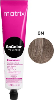 Крем-краска для волос Matrix SoColor Pre-Bonded 8N Светлый натуральный блондин 90 мл