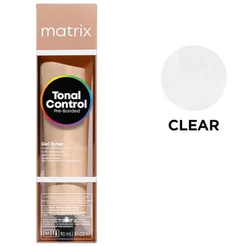 Гелевый тонер-краска Matrix на кислотной основе Tonal Control Pre-Bonded Acidic Gel Toner CLEAR Прозрачный 90 мл