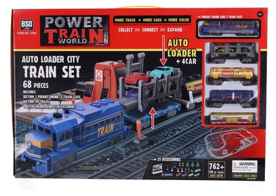 Zestaw do zabawy Hedo Kolejka z torami na baterie 86795 (5904041144233)