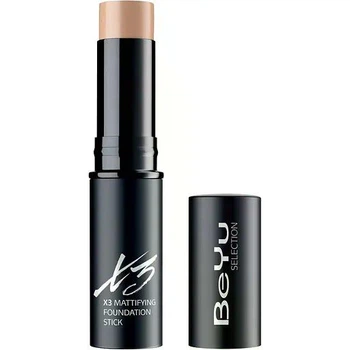 BeYu Маскуючий коректор X3 Mattifuing Foundation Stick 32 Golden Almond, 9 г