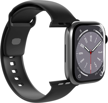 Ремінець Puro Icon для Apple Watch 42/44/45/49mm Black (8018417441349)
