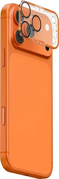 Гібридне скло Skinarma Magma Full Matte для Apple iPhone 17 Pro Orange (SK-IP17PRO-LENS-MGMA-ORG)
