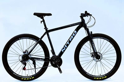 Велосипед двоколісний спортивний Corso NT-29348 «Nitro» (колеса Ø29"/гума, рама: 21"/сталь, швидкостей: 21, обладнання SunRun)