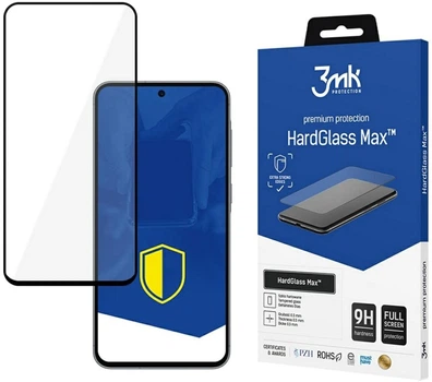 Захисне скло 3MK HardGlass Max для Samsung Galaxy A36/A56 Black (5903108628914)