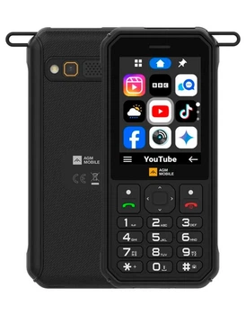Кнопочный телефон AGM M11 4G Black (Клавиатура с кириллицей)